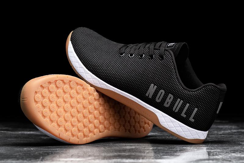 Black Nobull Gum Men's Trainers | CA R1528V